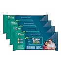 ELDURO Wipes, Wet Wipes, Wet Wipes for Face, Wet Wipes for Adults, Wet Tissues Wipes for Adults Bed and Bath Unisex Adult, Alcohol free, Aloe vera Enriched, Paraben Free - Pack of 4 (40 counts)