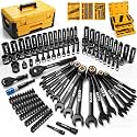 ELEAD 148-Piece Mechanics Tool Set, SAE/Metric 1/4" & 3/8" Drive Socket Set, Magnetic Nut Drivers, Ratcheting Wrenches, Extensions & Adapters, Quick-Release Ratchet, Mechanics Tool for Car Repair