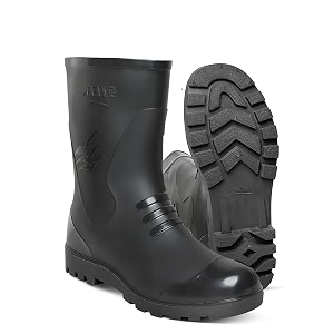elecant flexible pvc gumboots anti-static anti-slip oilwater resistance10 inch gumboots for men39s