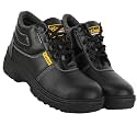 ELECANT Lace-up Steel Toe PVC Sole and