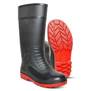Elecant Mens 2-f-gumboot-12-inch-red Construction Boot