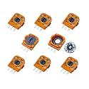 ElecGear 8X FU 10K Trimmer Potentiometer Replacement for Some PS3, PS4 DualShock, Switch Pro Wireless Controllers, Trim Pot Resistor Thumbstick Module 3pin Sensor for Favor Union Analog Joystick