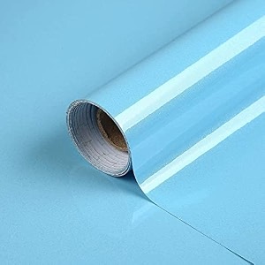 vinyl car wrap sheet sticker and decal roll film sticker decal for car bike laptop 12 x 50 inch sky blue vinyl