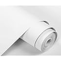Vinyl Car Wrap Sheet Sticker and Decal Roll Film Sticker Decal for Car, Bike, Laptop (24 X 98 Inch, Matte White Vinyl)