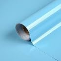 Vinyl Car Wrap Sheet Sticker and Decal Roll Film Sticker Decal for Car, Bike, Laptop (12 X 80 Inch, Sky Blue Vinyl)
