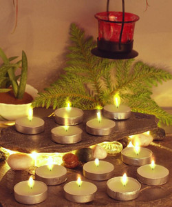 elecsera pack of 50 unscented fragrance candle white pack of 50 candle