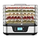 Electactic 5-Tray Food Dehydrator with 72H Timer, Adjustable Temperature