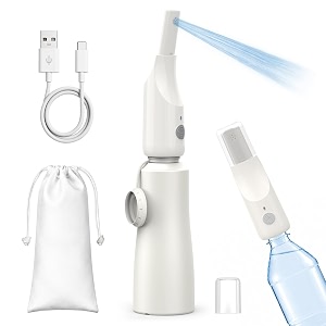electomania portable jet spray for travelportable bidet spray for toilet handheld bidet spray portable with storage bag for personal hygiene postpartum care hemorrhoid treatment baby wash light green 500