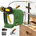 Electric Bee Remover, Cordless Beehive Frame Shaking Machine,Rechargeable Handheld Bee Remover, 9 Gear Speed Adjustable (2Battery)