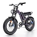 Electric Bike for Adults, 1500W Peak, 20" x 4.0" Fat Tire Ebike