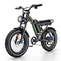 Electric Bike for Adults, 1500W Peak, 20" x 4.0" Fat Tire Ebike