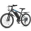 Electric Bike for Adults, 26" Ebike with 1000W Peak Motor, 20MPH 50Miles Electric Mountain Bike with 48V Removable Battery, 7-Speed, Front Suspension, LCD Display, UL 2849 Certified