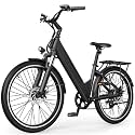 Electric Bike for Adults,26" Step-Thru EBike with 1000W Peak Motor,50 Miles Adult Electric Bicycles with 48V Internal Removable Battery, Adjustable Stem,7 Speed,UL 2849 Certified