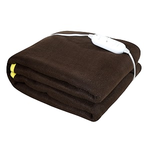 electric blanket 30x60 inch  heated bed sheet with 3 heat settings 6 years remote warranty  dual safety amp overheat protection  electric under blanket for warm winter sleep plain coffee