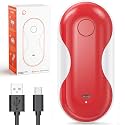 Electric Can Opener, Auto-Stop, USB-C Rechargeable, Side-Cut Smooth Edge, Hands Free Automatic Can Opener for Seniors & Arthritis Patients (Red)