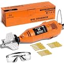 Electric Chainsaw Sharpener Kit,15 Titanium Diamond Bits for All Chain