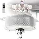 Electric Chandelier Hoist Lifter System - Remote Control Pendant Lamp Lifter for Villas, 154LBS Electric Motor Winch Lighting Lifting & Lowering Solution