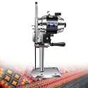 Electric Cloth Cutting Machine, 1100W/1200W Electric Fabric Cutter with Automatic Sharpening Function, Straight Knife Fabric Cloth Cutting Machine with LED Light, for Leather, Paper Cutting 160mm
