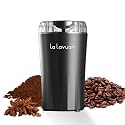 Electric Coffee Grinder, Stainless Steel Blades, 200W Motor, 3oz, for Grinding Coffee Beans, Herbs, Nuts and Spices Grinder, Home Kitchen Burr Coffee Grinder (Black)