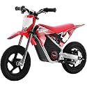 Electric Dirt Bike for Kids, Powerful Motorcycle for Ages 3-6, 24V 2.6Ah Lithium Battery, Dual Shock Absorption, 2 Speed Modes, Safe Disc Brake, 12Inch Off Road Tires, Red