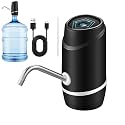 Electric Dispenser - 5 Gallon Portable Water Pump, USB Charging | Fountain Pumping Device for Outdoor Camping Home Office Kitchen Auto Bottle Pump