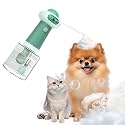 Electric Dog Shampoo Dispenser & Foam Machine - Automatic Pet Bath Soap Dispenser with Magnetic Charging, Waterproof Dog Shower Frother for Dogs, Cats, Puppies (Green)