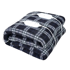 electric double bed blanket 60x60 inch  heated bed sheet with 3 heat settings  dual safety amp overheat protection  electric under blanket for warm winter sleep 6 years warranty