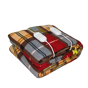 electric double bed blanket 60x60 inch  heated bed sheet with 3 heat settings  dual safety amp overheat protection  electric under blanket for warm winter sleep 6 years warranty