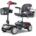Electric Foldable Mobility Scooter for Adults 4 wheelMobility, 300 lbs Max Weight, with seat Wheelchair Device - Compact for Travel, Elderly