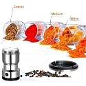 Electric Food Mill Grinder, Coffee Grinder Smash Machine, Stainless Steel Coffee and Spice Grinder, 150W