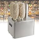 Electric Glass Wiper, 330 Cups/H Stainless Steel Wine Cup Polishing and Drying Machine for Event Venues and Glassware Rental Companies, 110V,220V