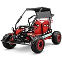 Electric Go Kart, 2000W Motor Go Kart for Adults &amp; Kids with Premium Steel Tubular Frame, 3 Speed Off-Road Kart with 6'' Tires, Hydraulic/Rear Disc Brake, Up to 30MPH (57''Lx32''Wx41''H/Red