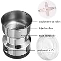 Electric Grinder for Spices, Coffee & Herbs Stainless Steel Blade Mini Grinder Machine with Safety Lid & Powerful Motor | Portable Dry Mill for Kitchen Use (220V)