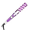 Electric Hair Curling Wand, Spiral Hair Curler with Rapid Heat-up, Negative Ion Technology for Smooth, Frizz-Free Curls, Ideal for Home and in Salons, Intelligent Temperature Control (Purple)