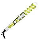Electric Hair Curling Wand, Spiral Hair Curler with Rapid Heat-up, Negative Ion Technology for Smooth, Frizz-Free Curls, Ideal for Home and in Salons, Intelligent Temperature Control (Green)
