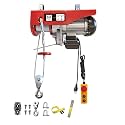 Electric Hoist, 2200 lbs 110V Electric Winch with 14 ft Wired Remote Control, 40 ft Single Cable Lifting Height, Single/Double Slings, Lift Hoist for Garage Warehouse Factory