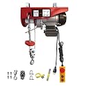 Electric Hoist, 440 lbs Material Handling Tool, 110V Electric Winch with 14ft Wired Remote Control，Lift Hoist for Factories, Warehouses, Construction Site, Attic