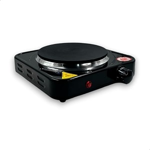 electric hot plate 1000w single burner coil stove portable electric cooktop with adjustable temperature control heating element for home kitchen hostel amp travel cooking hot plate