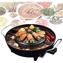 Electric Hot Pot & Grill Combo, Non-Stick Soup Pot & BBQ for 2-4 People, Easy to Clean, Essential for Family Gatherings