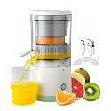 Electric-Juicer-Orange-Squeezer-Citrus-Press-Lemons-Portable-USB-Charging-Electric-Juicer-Wireless-Fruit-Juicer-High-Juice-Yield-Direct-for-Kitchen-Trave (Stander)
