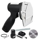 Electric Kebab Knife 80W Commercial Shawarma Turkish Knife Slicer Gyro Cutter 2800 RPM with 2 Blades Adjustable Thickness 0-8mm（Batteries，Wave）
