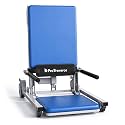 Electric Lift Chair, Steel Floor Lift Chair for Elderly with Wheels, Helps Seniors Get Up from Floor After a Fall, PU Cushion & Safety Seat Belts, Home Use, 330 lbs Capacity, Blue