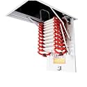 Electric Loft Telescopic Ladder Ceiling Loft Ladders Invisible Thickened Folding Ladders Fully Automatic Folding Lift Home Use(Orange,70x90cm)