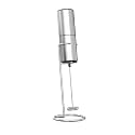 Electric Milk Frother Handheld, Stainless Steel Whisk for Coffee,Hot Chocolate,Matcha,Protein Powder,Mini Foam Maker with Stainless Steel body(Battery Operated with Stand)