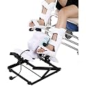 Electric Mini Exercise Bike/Pedal Exerciser with Adjustable Seat and Resistance Post-Surgery Rehabilitation Pedal Trainer with LCD Display Monitor Reads Speed Distance Time (F) (G)