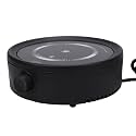 Luocute Electric Mini Stove, Silent Small Ceramic Hot Plate with Automatic Low Heat Mode, for Boiling Water Making Coffee Tea Soup Heating Meals Milk Hot Pot (US Plug)