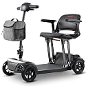 Electric Mobility Scooter for Adults 4 Wheel Mobility, 265lbs Max Weight, Air-line Approved Electric Powered Wheelchair Power Scooters