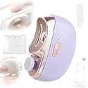 Electric Nail Trimmer Clippers, 3 in1 Automatic Electric Nail Clipper with Polishing for Fingers and Toes with 2 Adjustable Speeds, Electric Toe Nail Cutter for Adults Seniors (Purple)