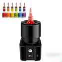 Electric Paint Shaker, Mini Vortex Mixer, with Digital Battery Display, Applicable to 5-100ml Paint Bottles, 1 Min Automatic Shutdown, for Nail Polish, Pigment, Ink, Glue