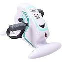 Electric Pedal Exerciser for Elderly, Portable Fitness Bike for Arm/Leg Exercise Bike Mini Cycling Trainer Rehabilitation Maine